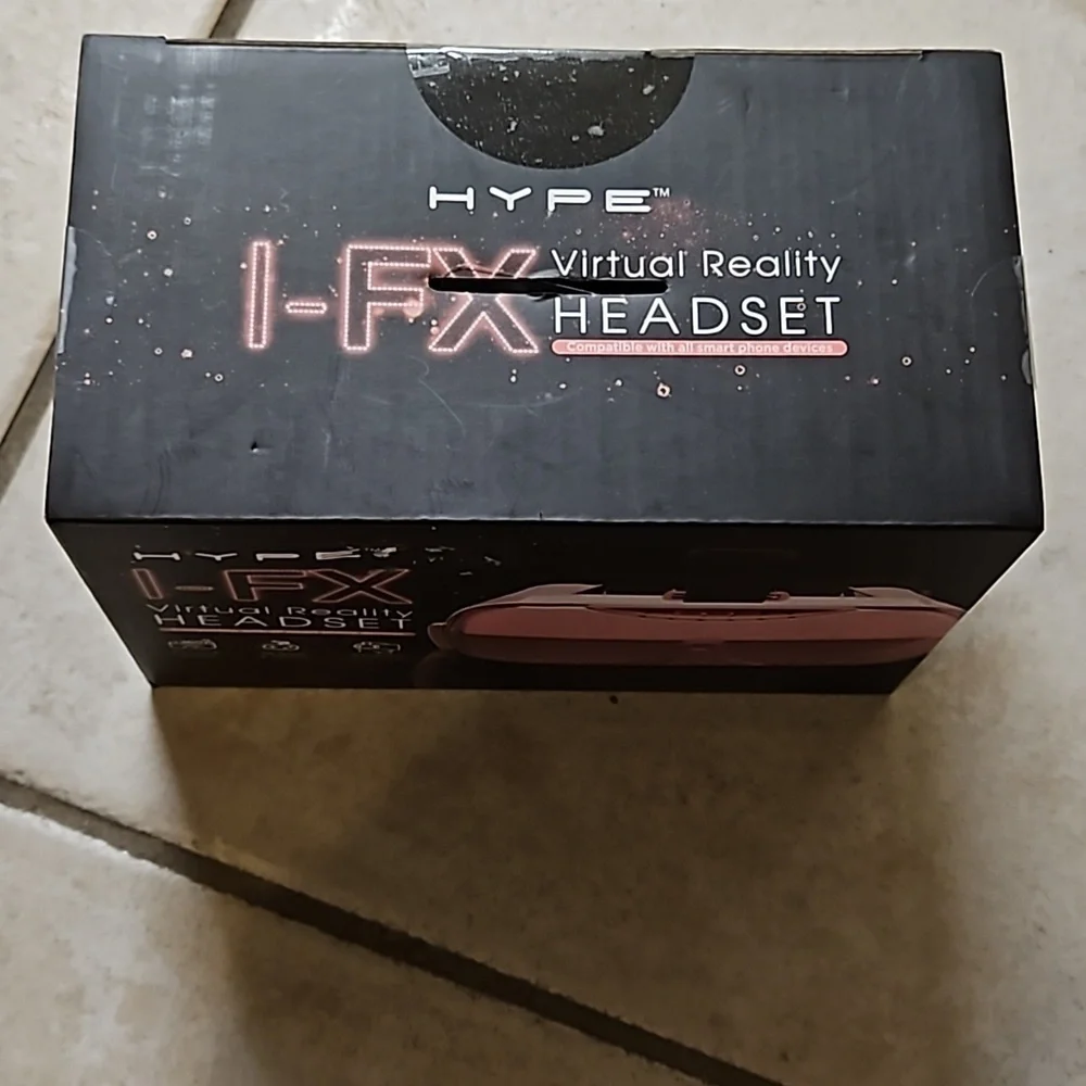Hype I-Fx Virtual Reality Headset Compatible w/ All Smart Phones 360° Views